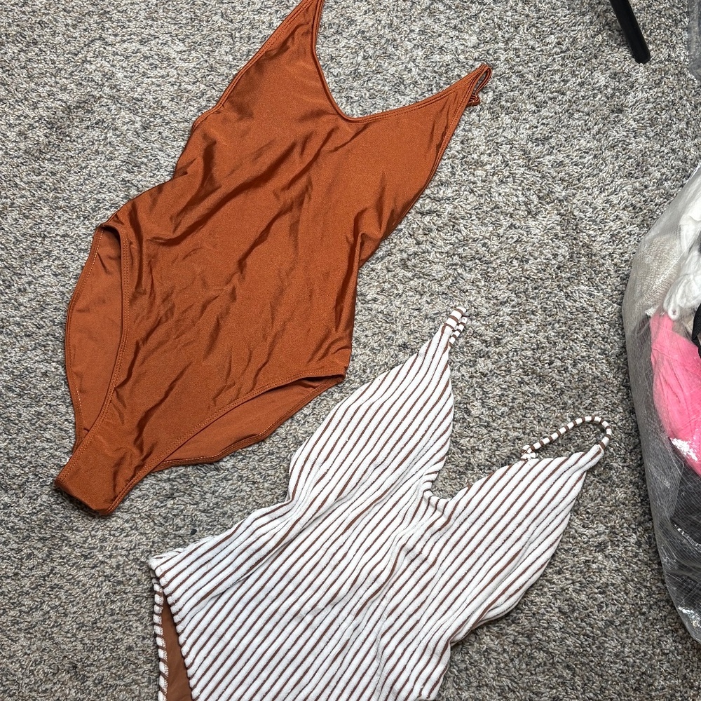 2 One-Piece Swimsuits
